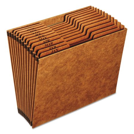 PENDAFLEX Expandable File Monthly 8-1/2 x 11", Brown R217MHD